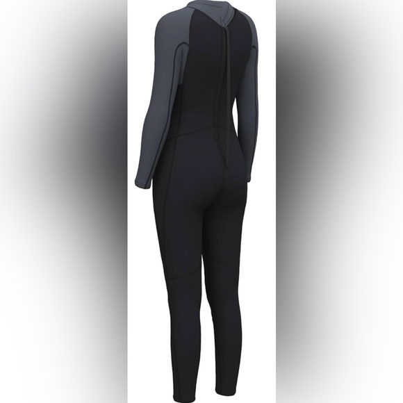 NWT SURQO Gray Wetsuit Women 3/2mm Neoprene Full Body Thermal Women’s, 12 - Picture 2 of 11